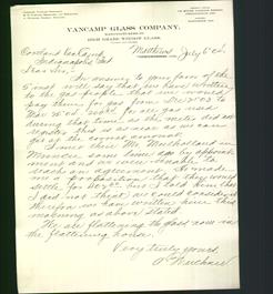 Letterhead - VanCamp Glass Company