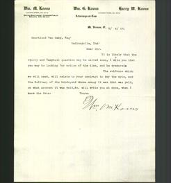 Letterhead - Wm. M. Koons, Wm. G. Koons, & Garry W. Koons, Attorneys-at-Law