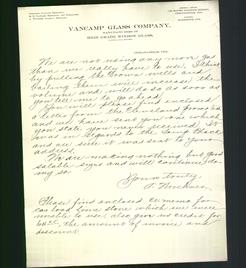Letterhead - VanCamp Glass Company
