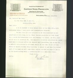 Letterhead - Manufacturers of Cotton Seed Products