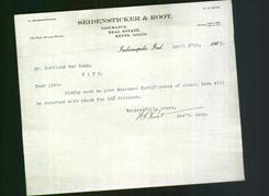 Letterhead - Seidensticker & Root