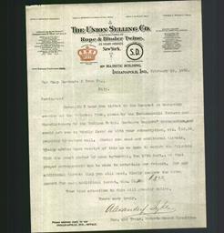 Letterhead - The Union Selling Co.