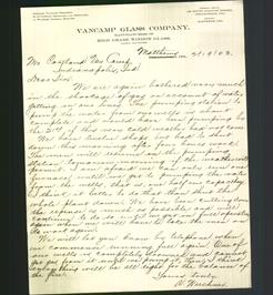 Letterhead - VanCamp Glass Company