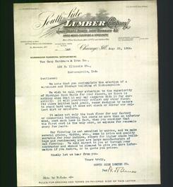 Letterhead - South Side Lumber Company