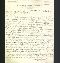 Letterhead - VanCamp Glass Company