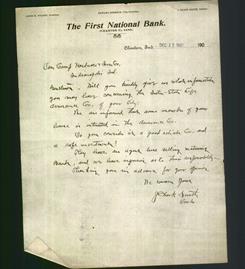 Letterhead - The First National Bank