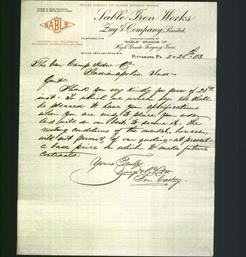 Letterhead - Sable Iron Works