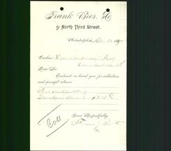 Business Letterhead - Frank Bros & Company