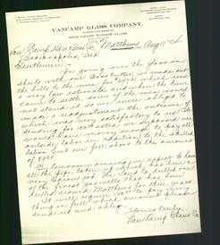 Letterhead - VanCamp Glass Company