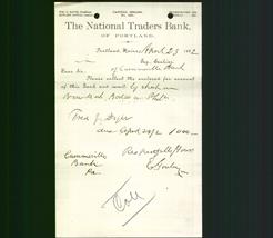 Bank Letterhead - National Traders Bank