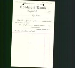 Bank Letterhead - Coalport Bank