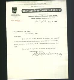 Letterhead - Seamless Tube Company of America