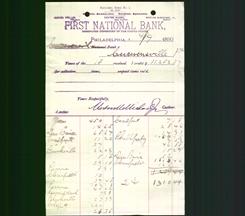 Bank Letterhead - First National Bank