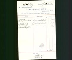 Bank Letterhead - Curwensville Bank