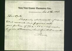 Letterhead - The Van Camp Packing Co.