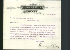 Letterhead - Henry A. Cole