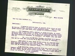 Letterhead - Henry A. Cole
