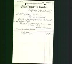 Bank Letterhead - Coalport Bank