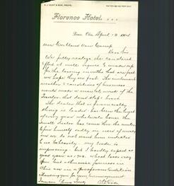 Letterhead - Florence Hotel