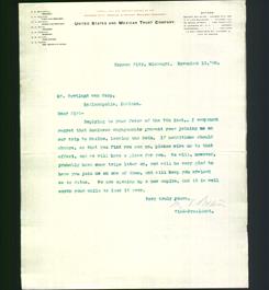 Letterhead - United States and Mexican Trust Company