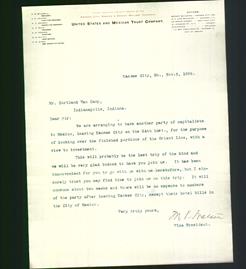 Letterhead - United States and Mexican Trust Company