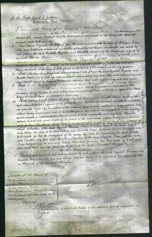 Court of Common Pleas - Elizabeth Harrison and Charlotte Nixon-Original Ancestry