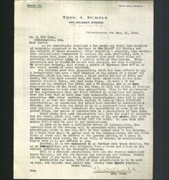 Letterhead - Theo J. Dumble