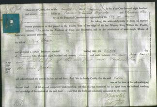 Deed by Married Women - Esther Fearn-Original Ancestry