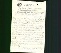 Business Letterhead - J. P. Fry