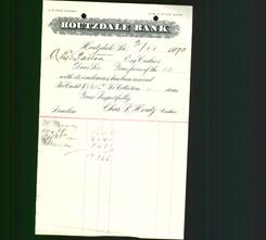 Bank Letterhead - Houtzdale Bank