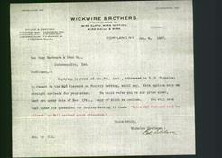 Letterhead - Wickwire Brothers