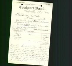 Bank Letterhead - Coalport Bank