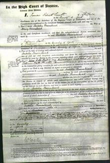 Court of Common Pleas - Isabella Broomhead-Original Ancestry