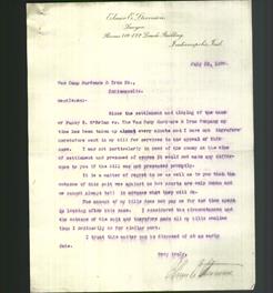 Letterhead - Elmer R. Stevenson