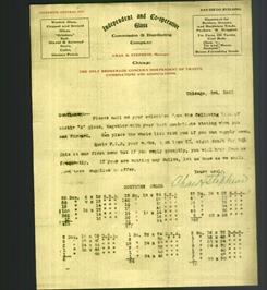 Letterhead - Independent & Co-operative Glass Co.