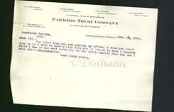 Letterhead - Farmers Trust Company