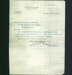 Letterhead - The Fourth National Bank
