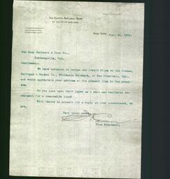 Letterhead - The Fourth National Bank