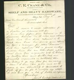 Letterhead - C.E. Crane & Co.