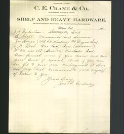 Letterhead - C.E. Crane & Co.