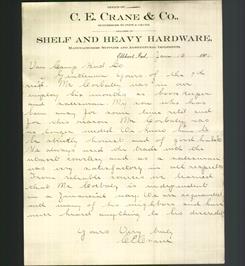 Letterhead - C.E. Crane & Co.