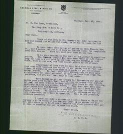 Letterhead - American Steel & Wire Co.