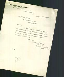 Letterhead - Otis Elevator Company