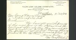 Letterhead - VanCamp Glass Company