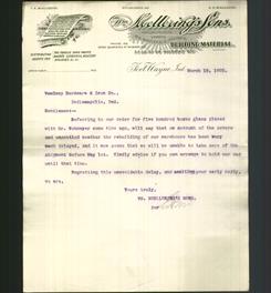 Letterhead - Wm Moellering's Sons