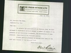 Letterhead - The Press Syndicate