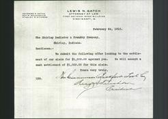 Letterhead - Lewis N. Gatch