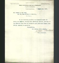 Letter - The Central Trust Company