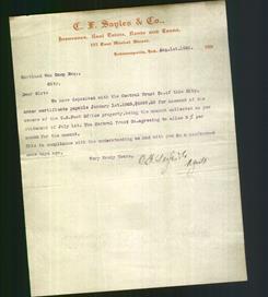 Letterhead - C.F. Sayles & Co.