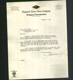 Letterhead - Diamond State Fibre Company